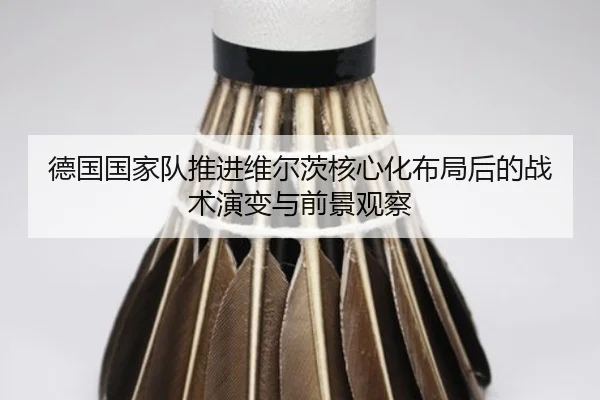 德国国家队推进维尔茨核心化布局后的战术演变与前景观察